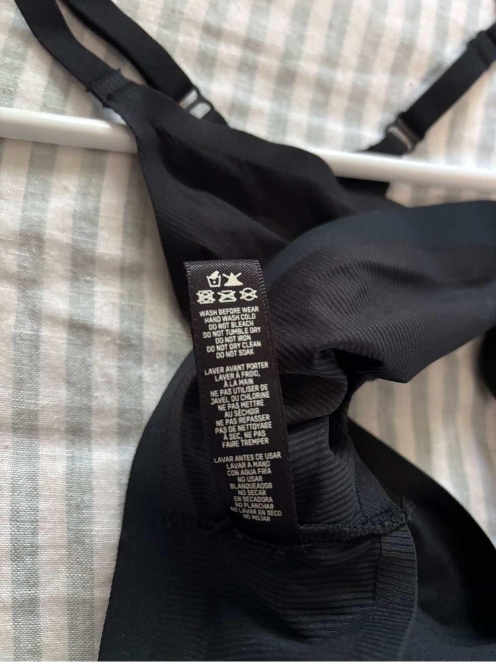Skims Smooth Rib Racerback Triangle Bralette - Picture 4 of 5